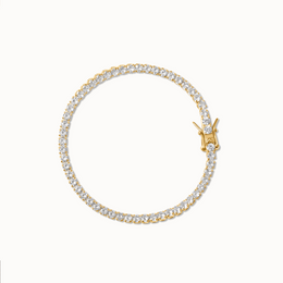 Tennis Bracelet 18K Gold Vermeil