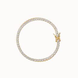 Tennis Bracelet 18K Gold Vermeil