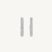 Crystal Heart Curve Earrings