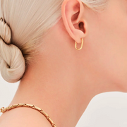 Luna Oval Hoops