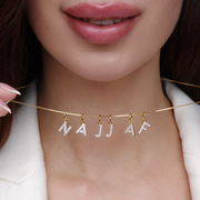 Pavé Initial Necklace