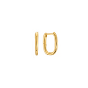 Luna Oval Hoops
