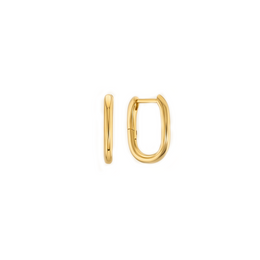 Luna Oval Hoops