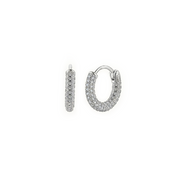 Pavé Classic Hoops