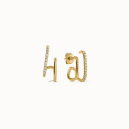 Curve Line Earrings