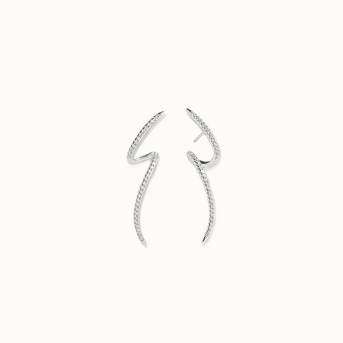 Sleek Wave Earrings