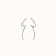 Sleek Wave Earrings