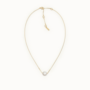 Single Pearl Necklace - Gold & Pearl