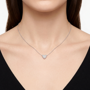 Calira Heart Sterling Silver Necklace