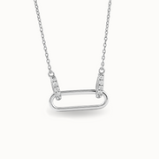 Éclat Link Sterling Silver Necklace