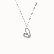Élanora Heart Link Necklace