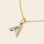 Pavé Initial Necklace