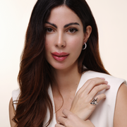 Sculpted Flow Statement Ring