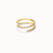 Triple Spark Wrap Ring