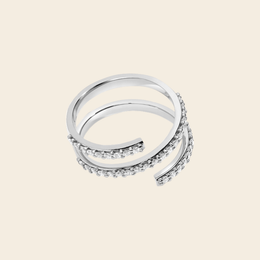 Triple Spark Wrap Ring