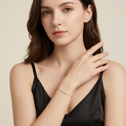 Faith Link Sterling Silver Bracelet