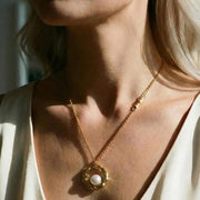 Luna Pearl Pendant Necklace